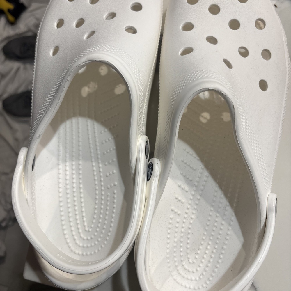 crocs classic men size 13 new White - Picture 5 of 6